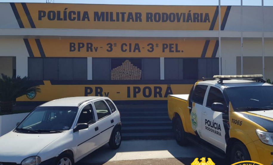 BPRv encontra quase 200 quilos de maconha em assoalho e porta-malas de veículo no Noroeste do estado