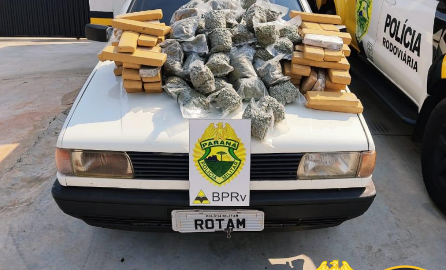 Apreensões de droga do BPRv no Litoral e no Oeste do estado causam prejuízo de R$ 250 mil ao tráfico