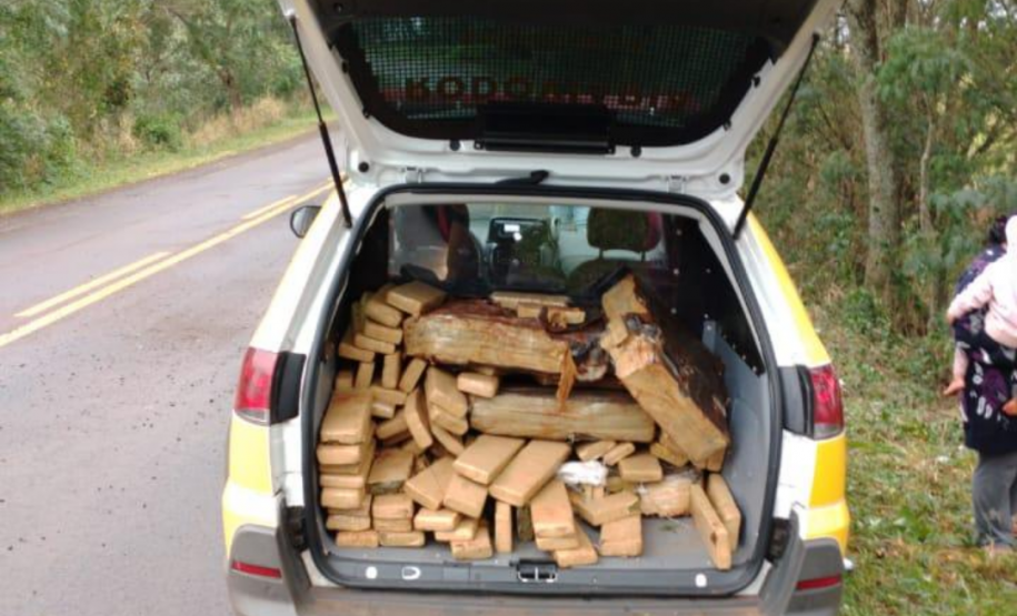 BPRv apreende mais de 135 quilos de maconha em Marechal Cândido Rondon (PR)