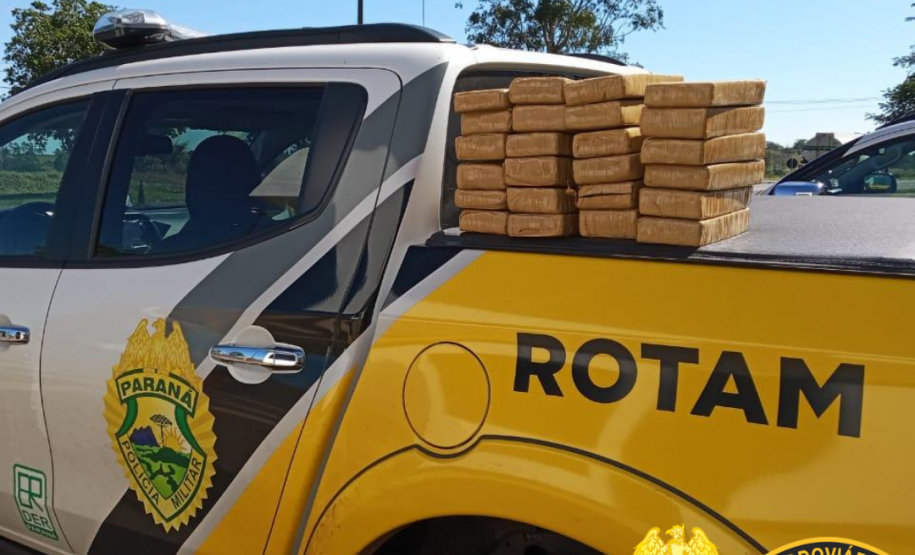 BPRv apreende quase 79 quilos de maconha em situações distintas no Paraná