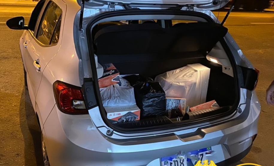 Celulares e eletrônicos contrabandeados são apreendidos em fiscalizações no Interior do estado; prejuízo aos contrabandistas foi de R$ 200 mil