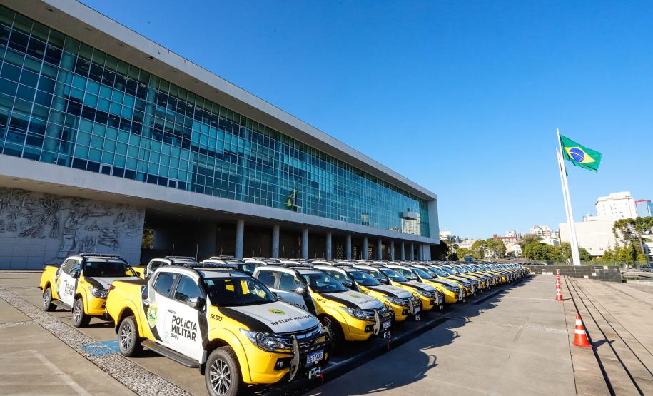 Batalhão Rodoviário recebe 70 novas viaturas para reforço de policiamento e fiscalização no Paraná