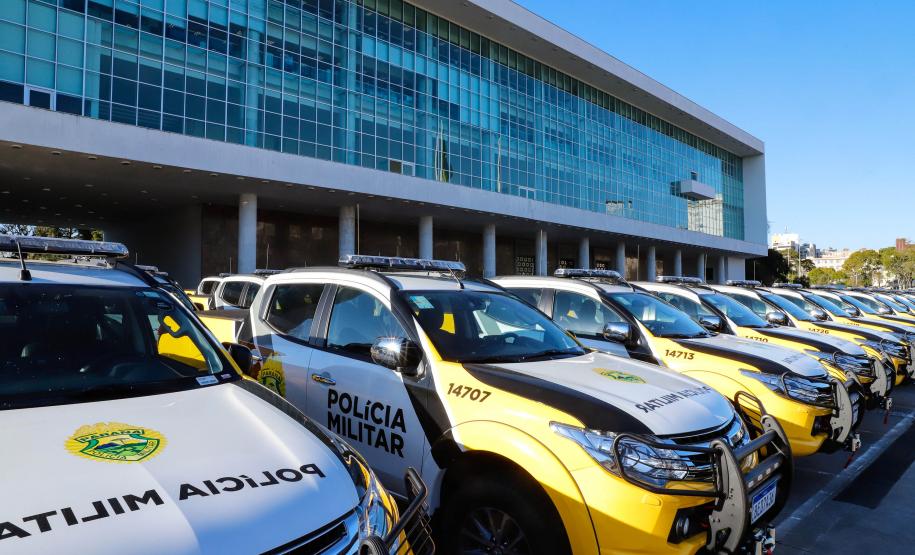 Batalhão Rodoviário recebe 70 novas viaturas para reforço de policiamento e fiscalização no Paraná