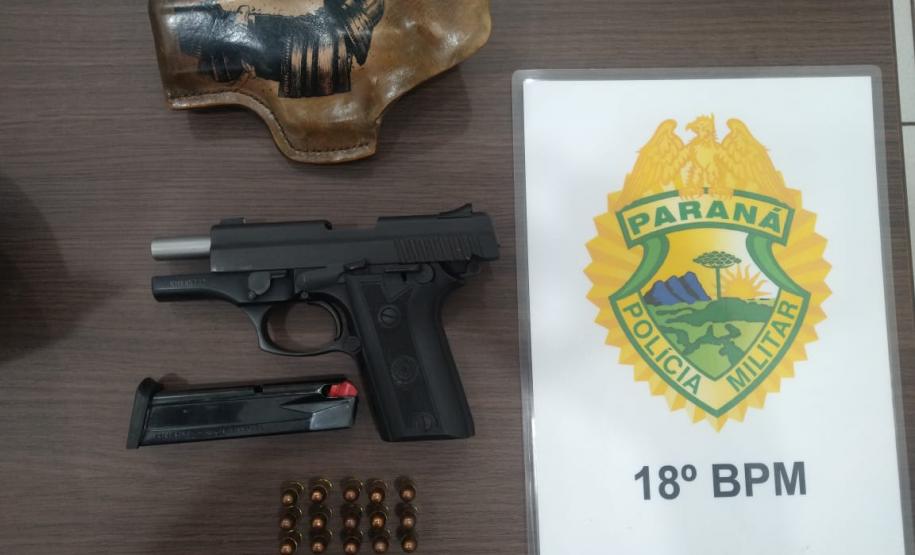 No Norte do estado, PM localiza carga de cigarros contrabandeada e pistola em abordagens durante o final de semana