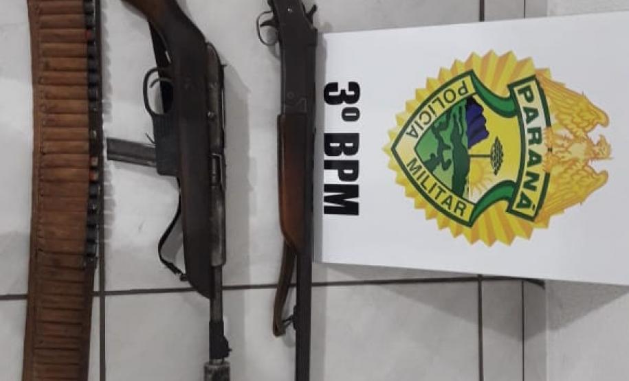 PM encaminha 12 pessoas e recupera motocicleta furtada e apreende três armas de fogo no Sudoeste do estado