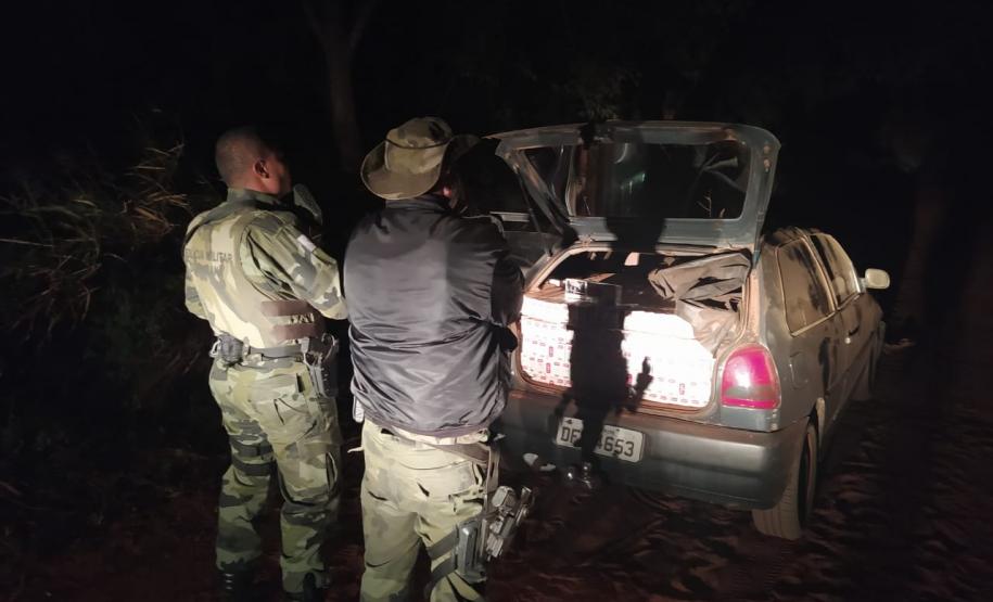Equipe de Polícia Ambiental apreende 20 caixas de cigarros em Querência do Norte (PR)