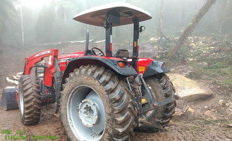 Desmate e exploração mineral em Bocaiúva do Sul (PR) são constatados durante ação da Polícia Ambiental