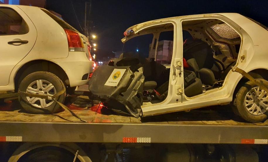 Rastreador de carro furtado leva policiais militares a local do esconderijo em Colombo (PR), na RMC