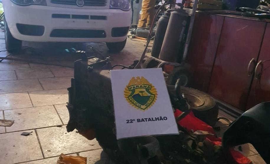 Rastreador de carro furtado leva policiais militares a local do esconderijo em Colombo (PR), na RMC