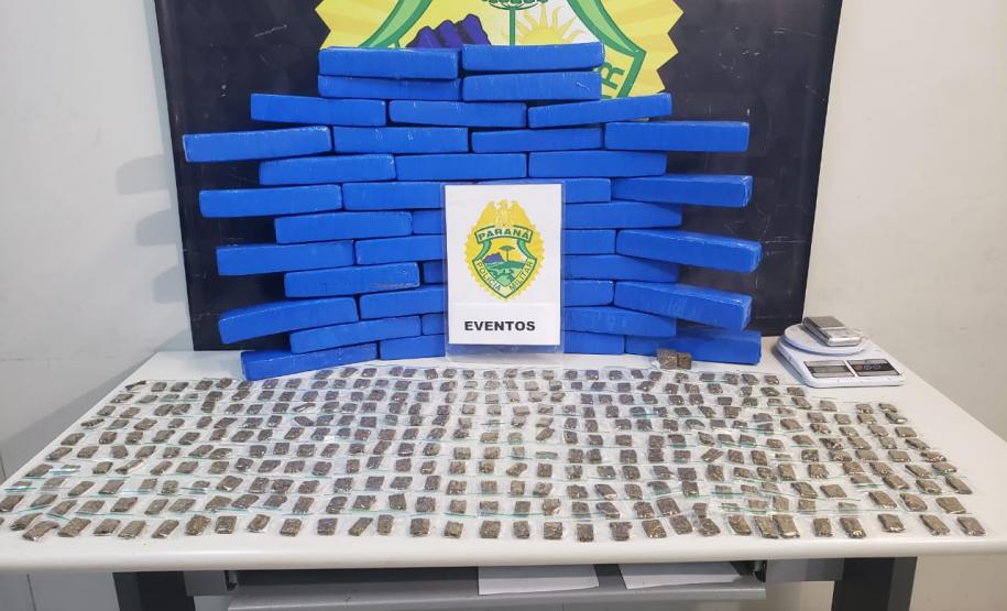 Na Capital do estado, PM apreende mais de 23 quilos de drogas e dois homens acabam presos em situações distintas