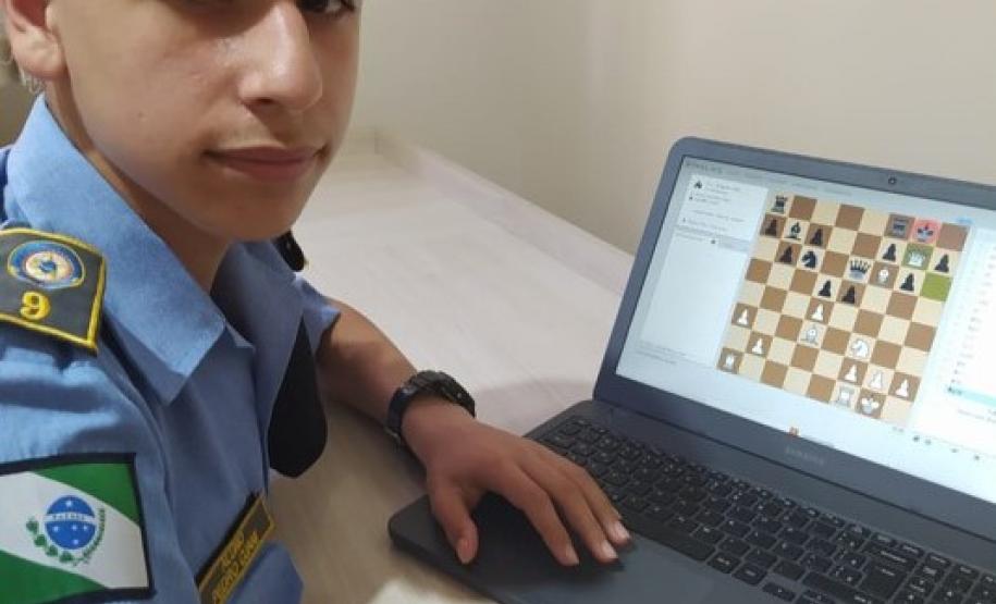 Torneio de Xadrez online do 3º CRPM em comemoração aos 166 anos da PM alcança todo o estado com mais de 100 competidores