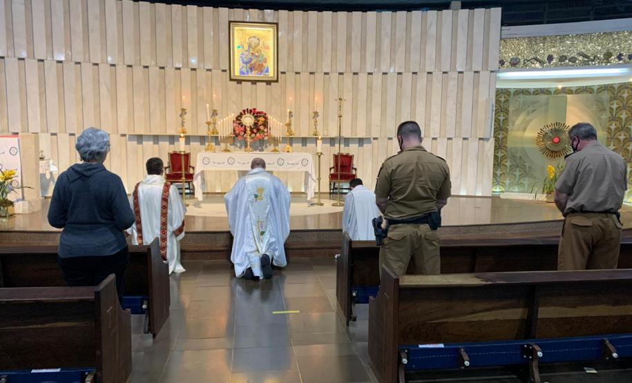 Missa de Ação de Graças pelos 166 anos da PM retoma tradição da Corporação com cerimônia no Santuário Nossa Senhora do Perpétuo Socorro