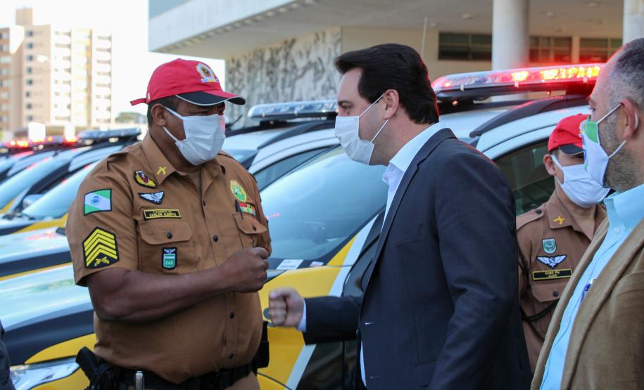 Batalhão Rodoviário recebe 70 novas viaturas para reforço de policiamento e fiscalização no Paraná