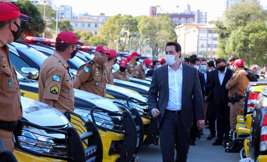 Batalhão Rodoviário recebe 70 novas viaturas para reforço de policiamento e fiscalização no Paraná