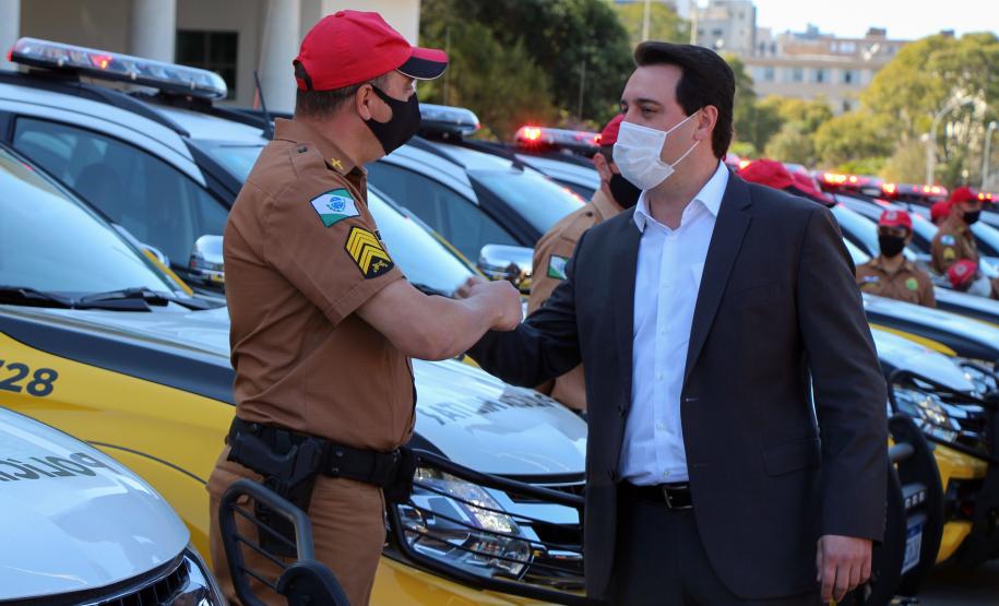 Batalhão Rodoviário recebe 70 novas viaturas para reforço de policiamento e fiscalização no Paraná