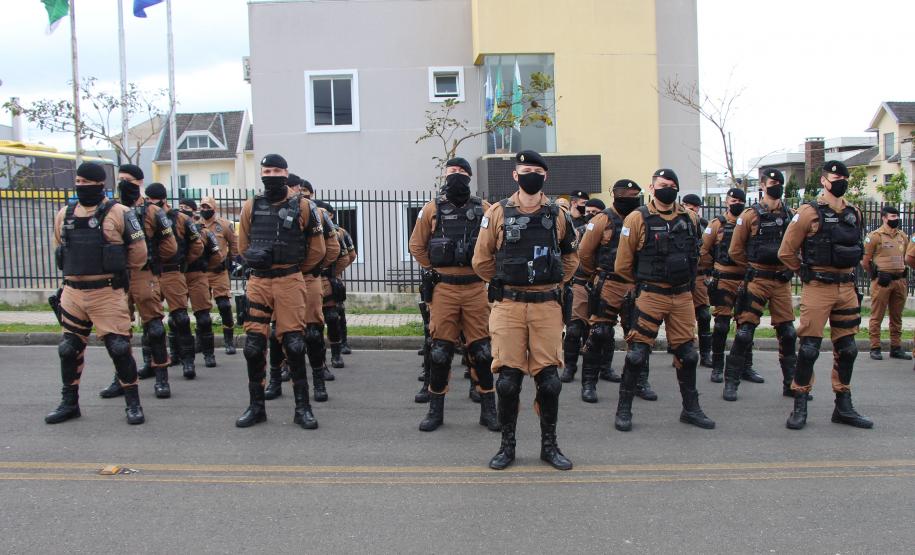 PM inicia operação Saturação com mais de 200 policiais militares na CIC, em Curitiba