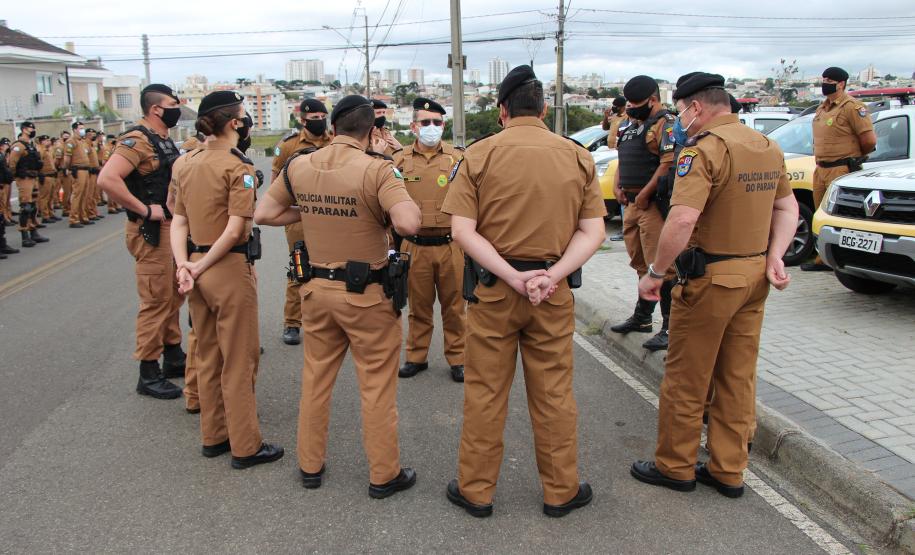 PM inicia operação Saturação com mais de 200 policiais militares na CIC, em Curitiba