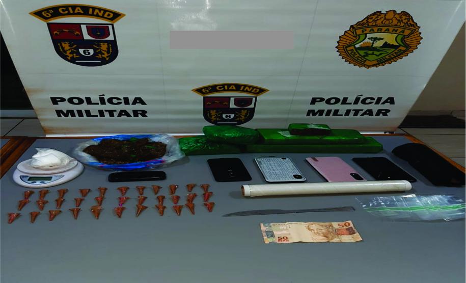 No Norte de do estado, PM prende sete pessoas e fecha dois pontos de venda de drogas situações distintas