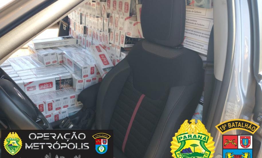 Batalhão da PM apreende contrabando, relógios e armas de fogo pela Operação Metrópólis