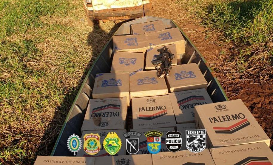 Ação conjunta da Operação Horús em porto clandestino resulta em barco e carro apreendidos