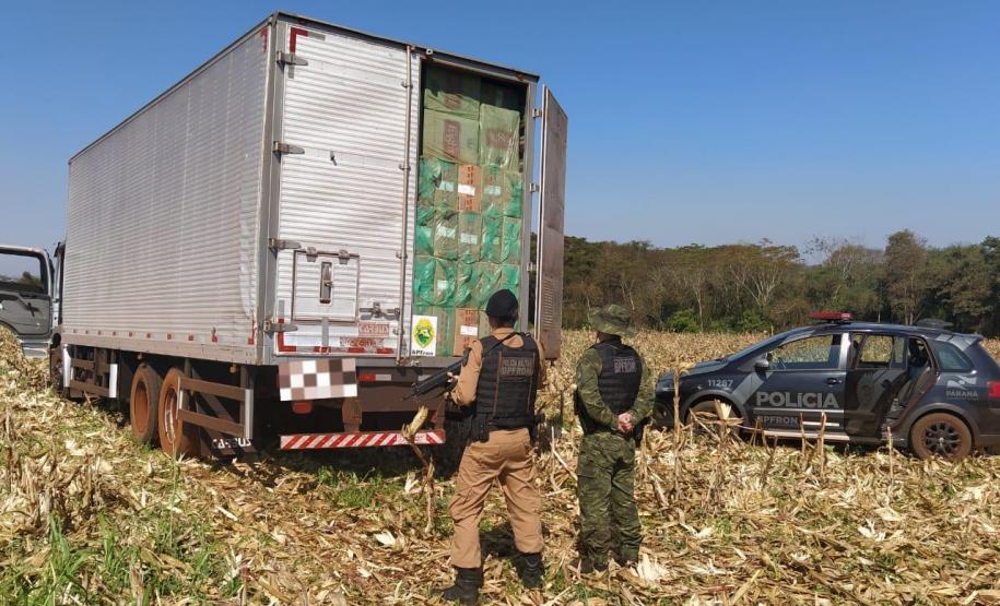 BPFron apreende quase R$ 4 milhões em cigarros contrabandeados no Oeste do estado