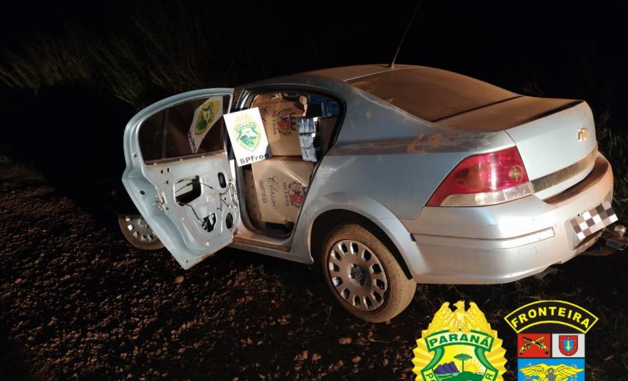 BPFron apreende mais de 400 quilos de maconha e pacotes de cigarros contrabandeados no Oeste do estado
