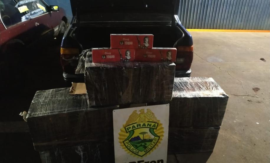 No Oeste do estado, BPFron apreende 300 pacotes de essência de narguilé durante a Operação Hórus