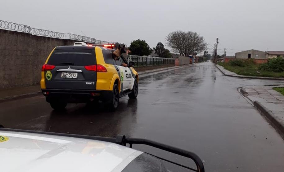 Operação do BPGd em Piraquara resulta em três prisões e um veículo recuperado