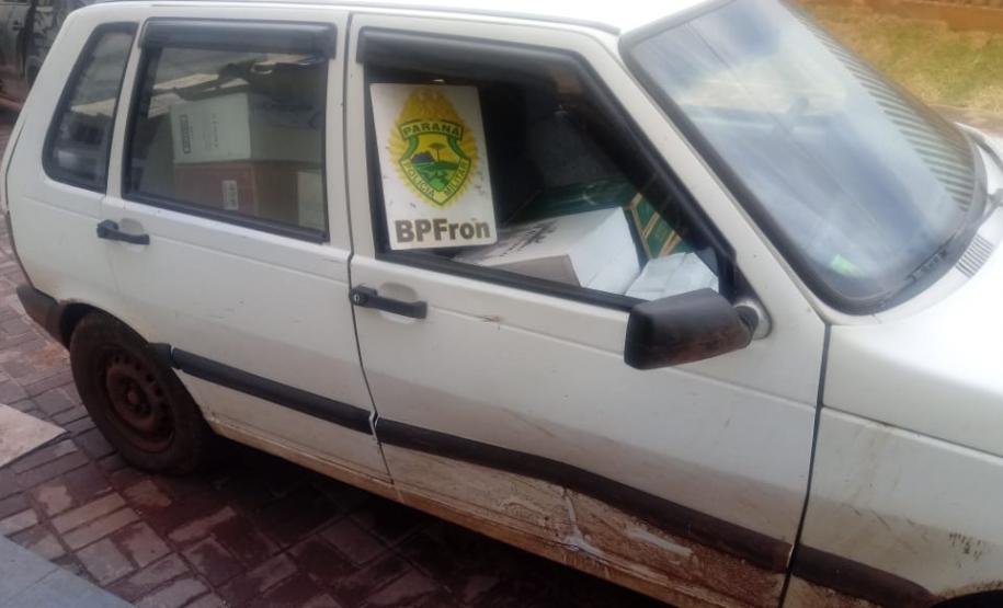 Carro carregado com 330 garrafas de vinho é apreendido pelo BPFron no Sudoeste do estado