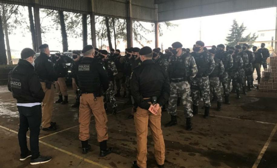 PM, PC e GAECO de Guarapuava deflagram Operação Tentorium e prendem 12 pessoas ligadas ao tráfico de drogas e outros crimes