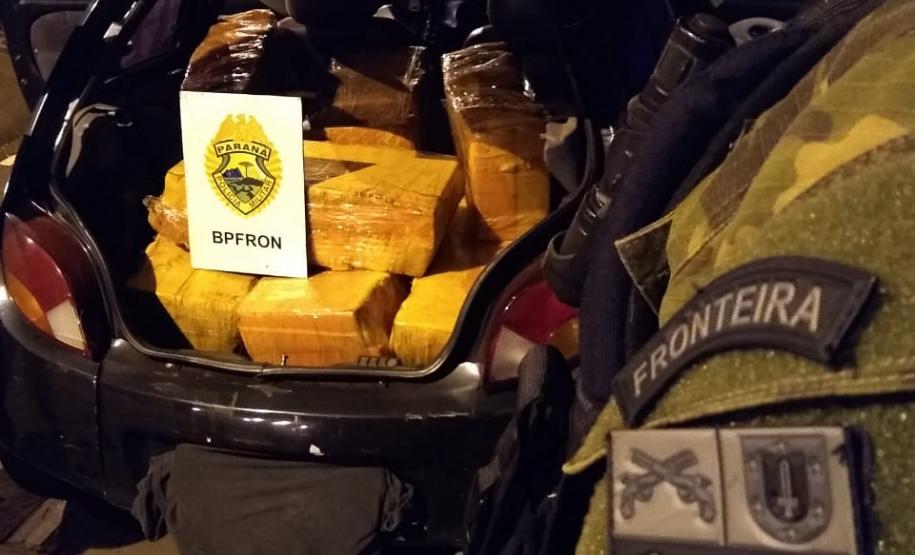 BPFron apreende 268 quilos de maconha durante ação da Operação Hórus no Oeste do estado