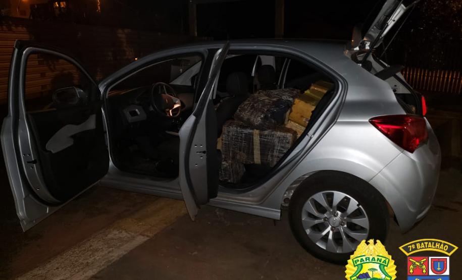 410 quilos de maconha são apreendidos pela PM no Noroeste do estado