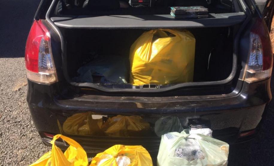 Durante o fim de semana, PM de Guarapuava apreende mais de 300 quilos de drogas