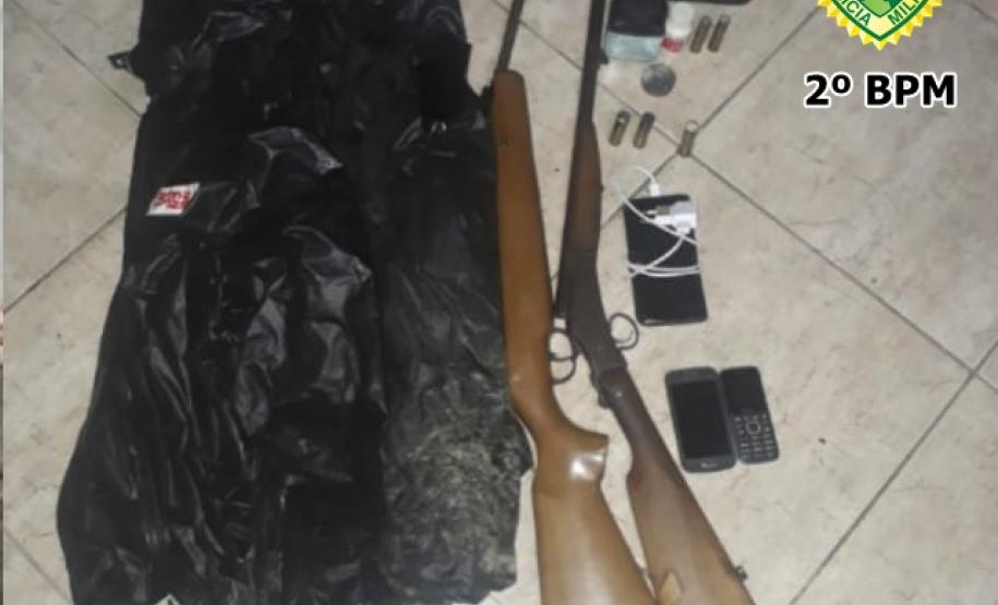 No Norte Pioneiro, PM apreende armas e simulacros durante o fim de semana