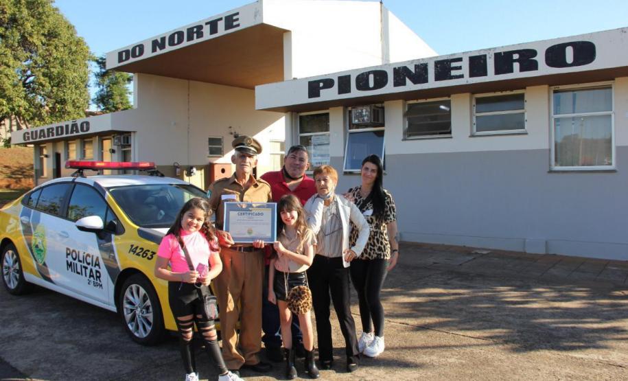 Veterano da PM é homenageado no Dia do Soldado em Jacarezinho, no Norte Pioneiro
