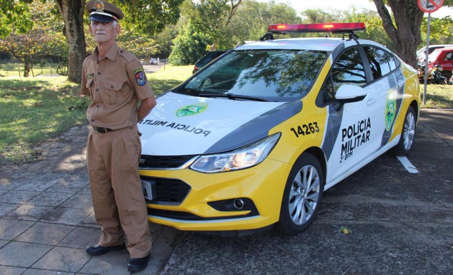 Veterano da PM é homenageado no Dia do Soldado em Jacarezinho, no Norte Pioneiro