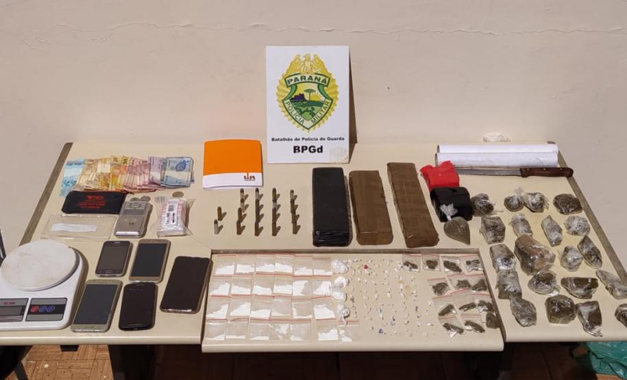 Em Piraquara, BPGd cumpre dois mandados de Busca e Apreensão contra o tráfico de drogas