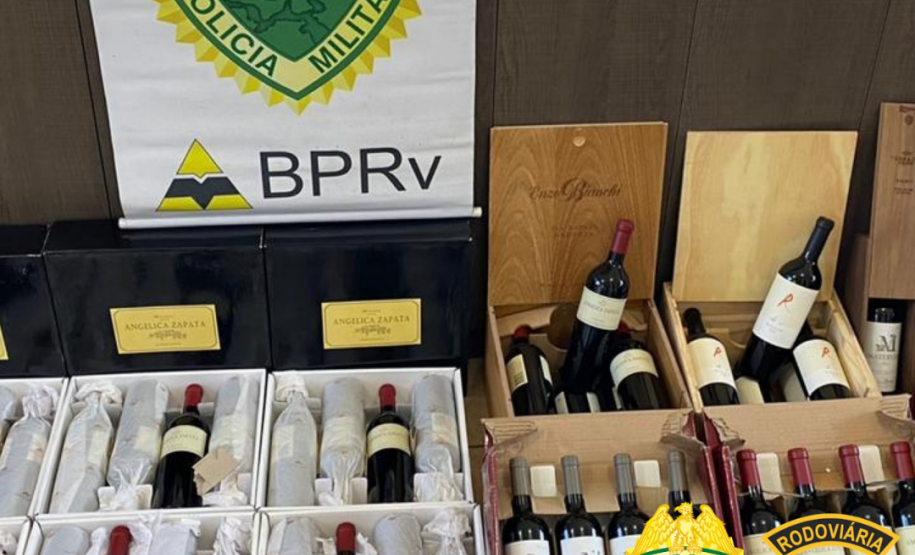 Produtos de salão de beleza e vinhos são apreendidos pela PRE no Noroeste do estado