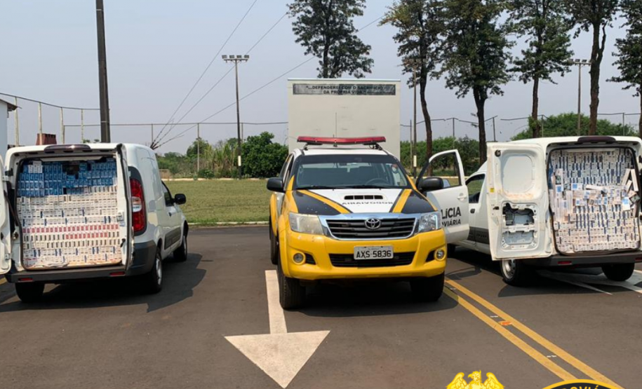 Em situações distintas, BPRv apreende anabolizantes e mais de 18 mil maços de cigarros contrabandeados