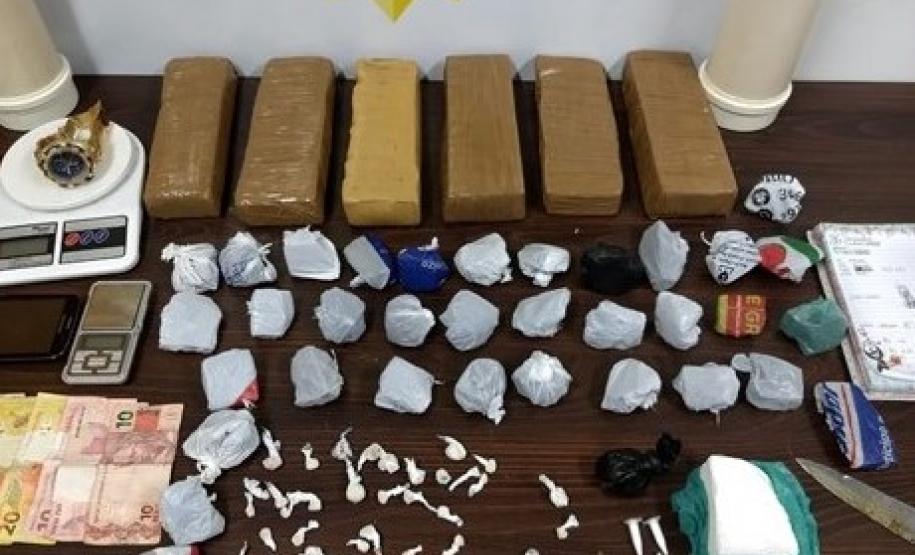 Abordagens da PM na RMC resultam em mais de seis quilos de maconha apreendidos