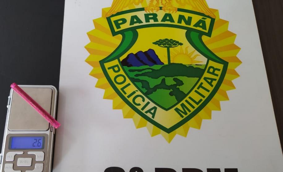 No Sudoeste do estado, PM encaminha duas pessoas e apreende maconha e uma arma de fogo