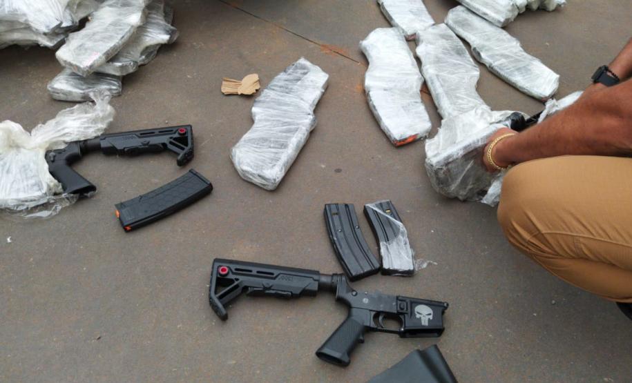 20 fuzis e 100 munições são apreendidos pela Polícia Rodoviária no Noroeste do estado