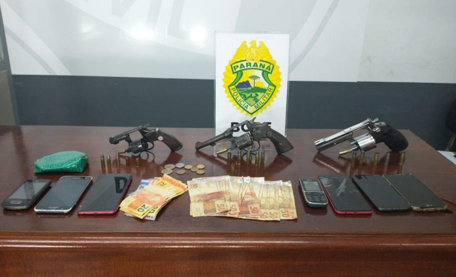 Equipes do BOPE apreendem quase 40 quilos de maconha e três armas de fogo na Capital e Interior do estado