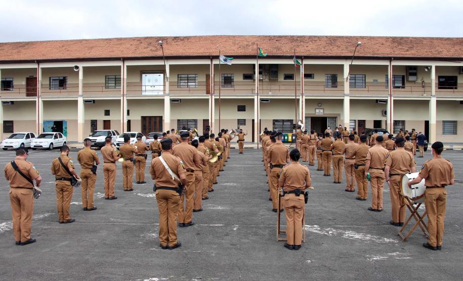Banda de Música da PM recebe Menção Honrosa da Assembléia Legislativa do Paraná