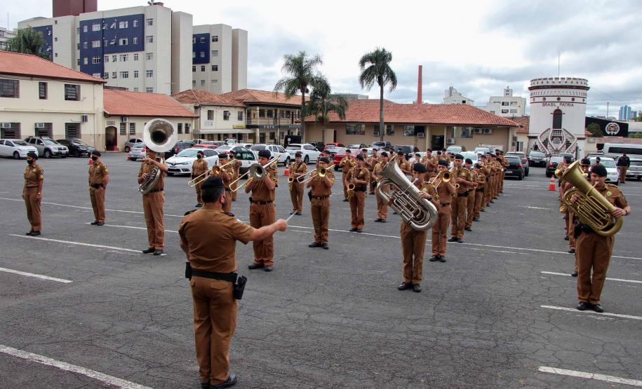 Banda de Música da PM recebe Menção Honrosa da Assembléia Legislativa do Paraná