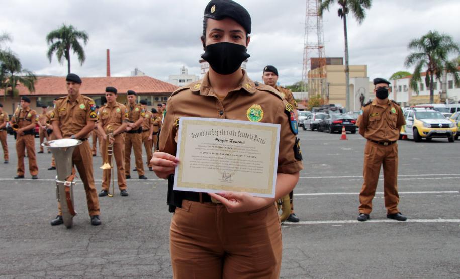 Banda de Música da PM recebe Menção Honrosa da Assembléia Legislativa do Paraná