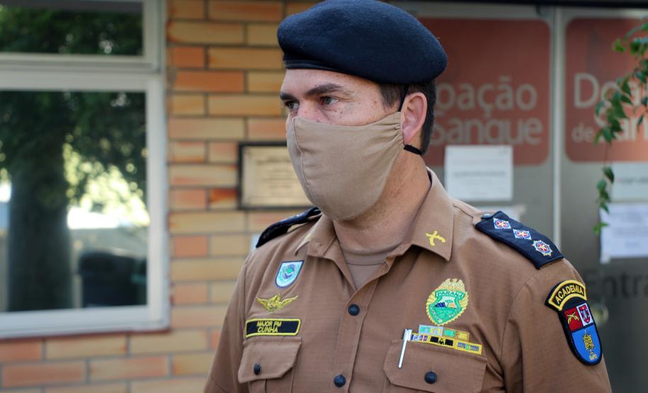 Cadetes da Polícia Militar doam sangue no Hemepar de Curitiba