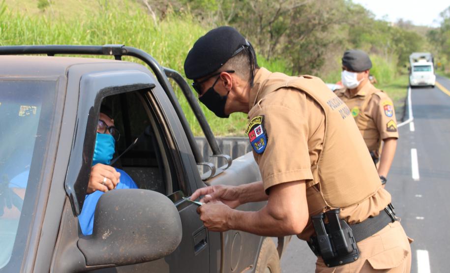 Balanço parcial da Polícia Militar do Paraná da Megaoperação Divisas Integradas tem 59 prisões e 16 armas de fogo apreendidas
