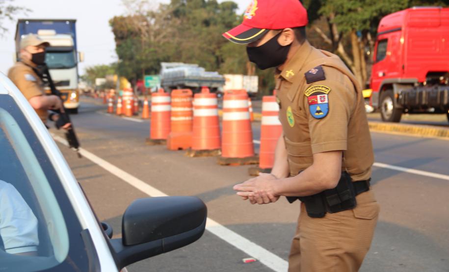 Balanço parcial da Polícia Militar do Paraná da Megaoperação Divisas Integradas tem 59 prisões e 16 armas de fogo apreendidas