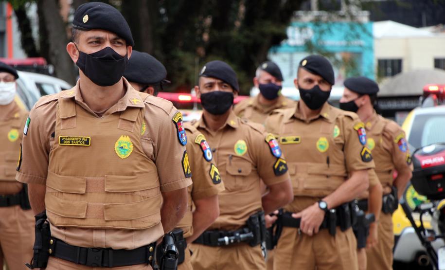 Mais de 300 policiais militares estão nas ruas da região Central da Capital pela Operação Saturação